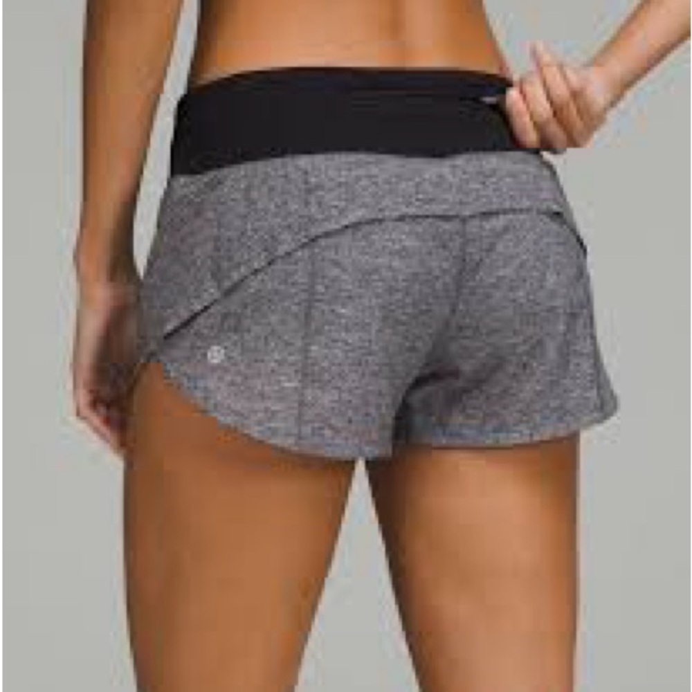 Athletic Skort with Black Waistband and Heather Gray Skirt